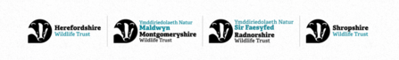 Logos of four Wildlife Trusts