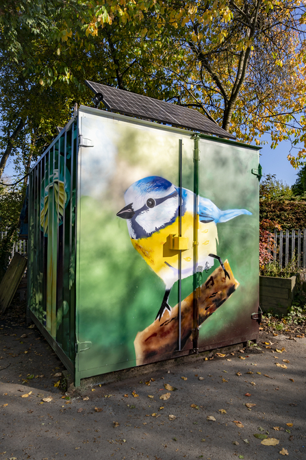 Severn Farm Pond Nature Reserve art mural