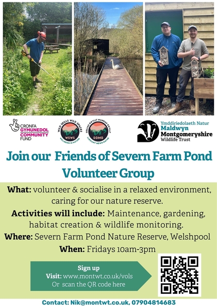 WSWS Friends of Severn Farm Pond Volunteer Group poster